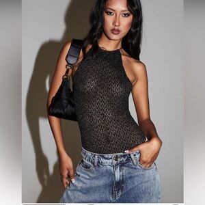 Princess Polly sheer shimmery body suit